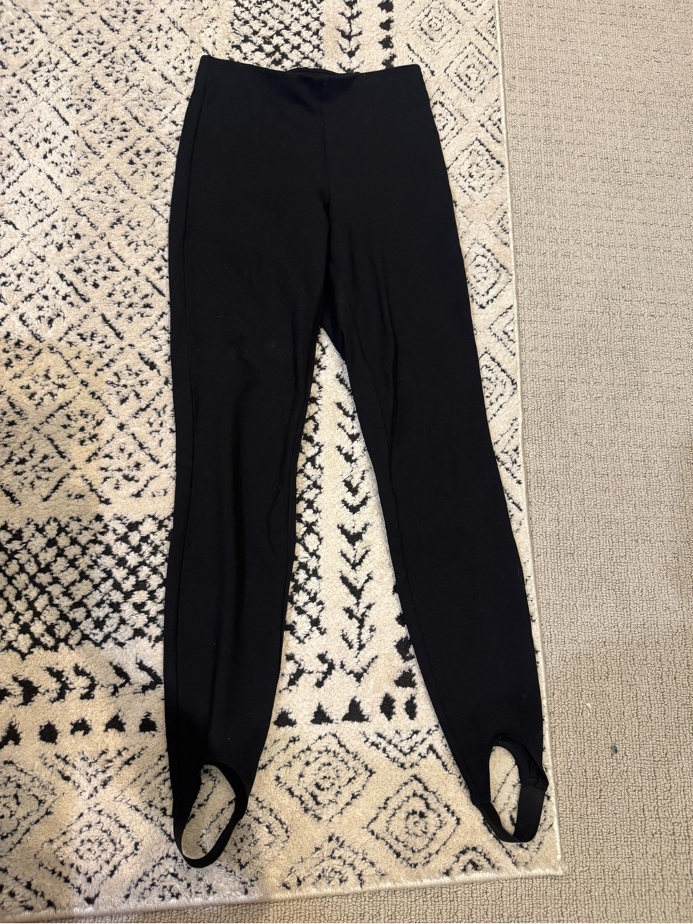 SKIMS Black Stirrup Ankle & Cropped Pants